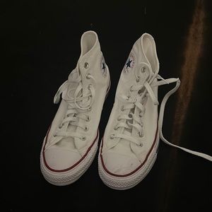 Converse size 9 1/2, only wore once because I bought the wrong size